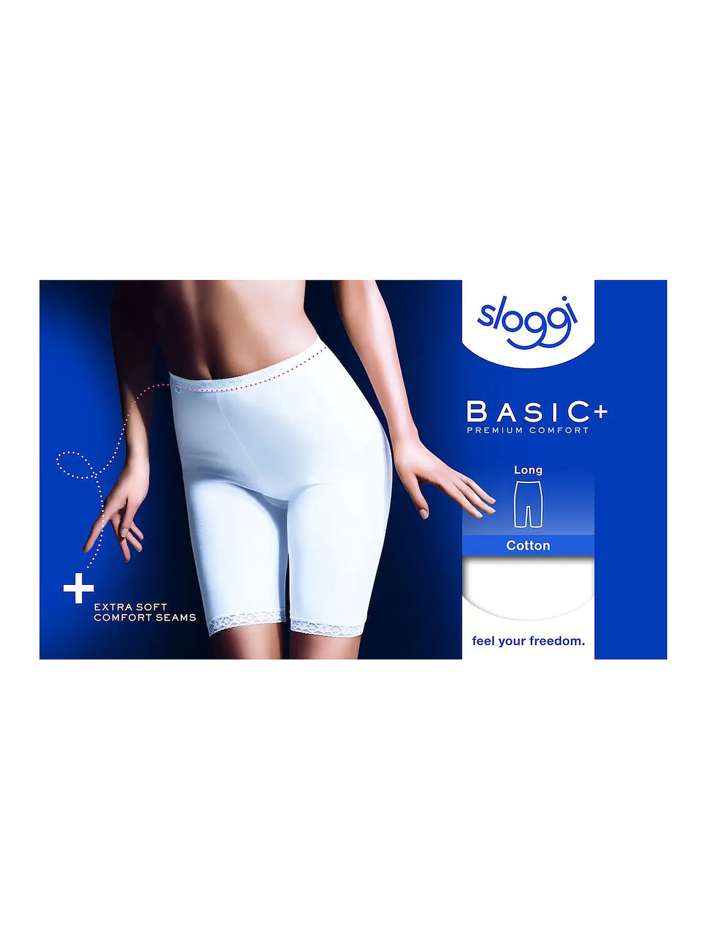 SLOGGI | Unterhose lang Basic Weiss | 